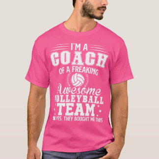 T-shirt Entraîneur d'équipe de volley-ball