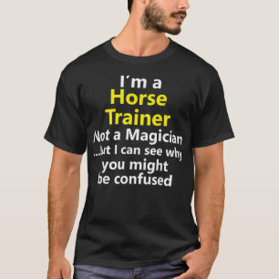 T-shirt Entraîneur Drôle Cheval Entraîneur Emploi Éque