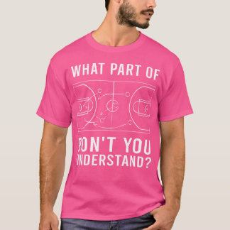 T-shirt Entraîneur Drôle De Basket-Ball Pour Hommes Femmes