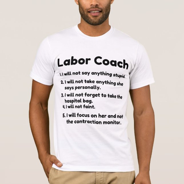 T-shirt entraîneur du travail (Devant)