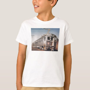 T-shirt Entraîneur électrique de Silverliner de chemin d