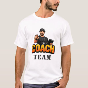 T-shirt 🏆 Entraîneur Équipe de Formation Sportive Profess