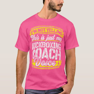 T-shirt Entraîneur Funny Kickboxing Kickboxing Dit Voi
