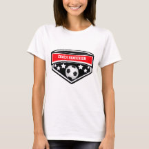 Entraîneur personnalisé de football rouge, noir et