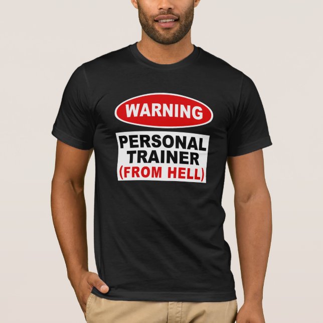 T-shirt Entraîneur Personnel De L'Enfer (Devant)