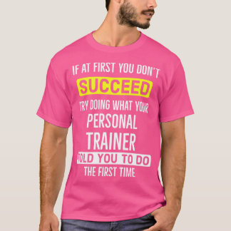 T-shirt Entraîneur personnel drôle