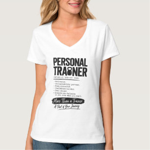 T-shirt Entraîneur Personnel Motivateur Coach Fitness