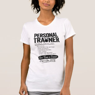 T-shirt Entraîneur Personnel Motivateur Coach Fitness