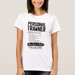 T-shirt Entraîneur Personnel Motivateur Coach Fitness