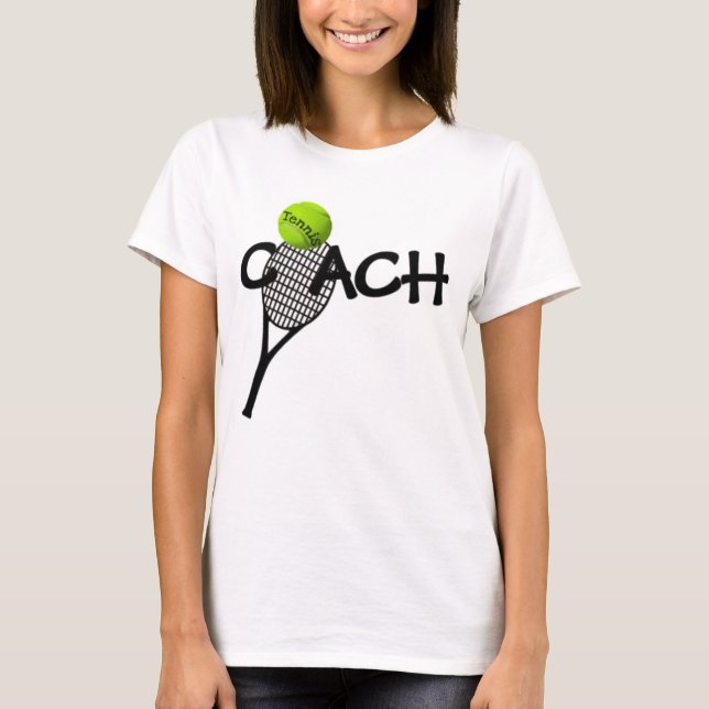 T-shirt entraîneur Tennis Ball Jeu (Devant)