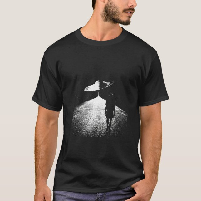 T-shirt Entre les mondes, la route de Saturne (Devant)
