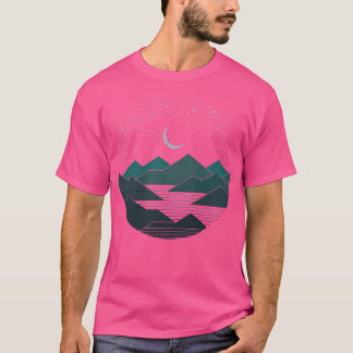 T-shirt Entre Montagnes Et Étoiles