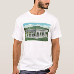 T-shirt Entrée commémorative à la vue de cimetière de
