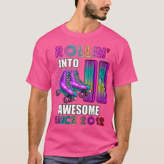 T-shirt Entrée dans 11 Awesome 2012 Roller Skating 11e Bi