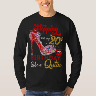 T-shirt Entrée dans mon 20e anniversaire Lika A Queen 20 a