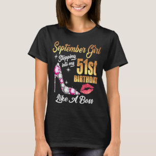 T-shirt Entrée Dans Mon 51E Anniversaire Comme Un Patron P