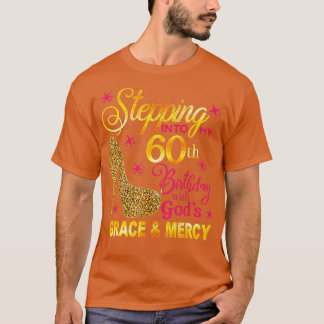 T-shirt Entrée dans mon 60e anniversaire Blanc 