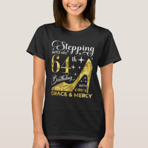 T-shirt Entrée dans mon 64e anniversaire avec des dieux