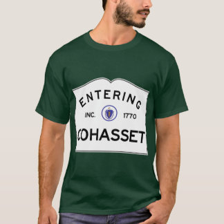T-shirt Entrée de Cohasset Massachusetts Commonwealth de M