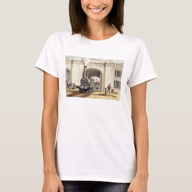 T-shirt Entrée de Locomotive Engine House, Camden Town, (Devant)