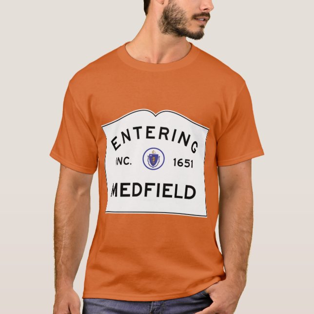 T-shirt Entrée de Medfield Massachusetts Commonwealth de M (Devant)