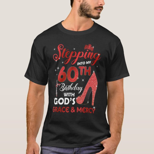 T-shirt Entrée en mai 60e anniversaire avec GODS Grace & M (Devant)