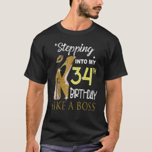 T-shirt Entrée En Mon 34E Anniversaire Comme Un Anniversai