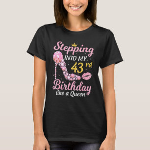 T-shirt Entrée En Mon 43E Anniversaire Comme Un Anniversai