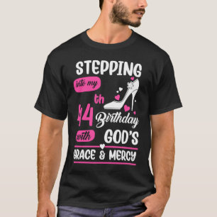 T-shirt Entrée en mon 44e anniversaire avec la grâce de Di