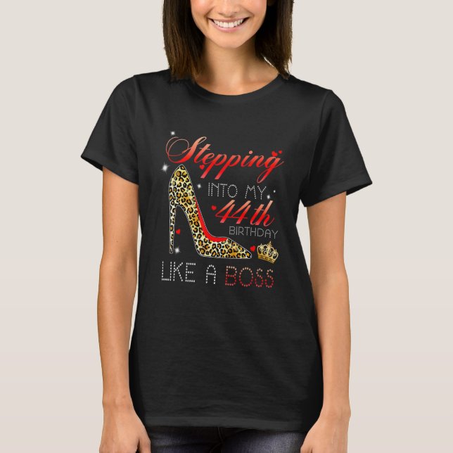 T-shirt Entrée En Mon 44E Anniversaire Comme Un Patron Dep (Devant)
