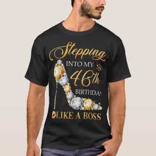 T-shirt Entrée En Mon 46E Anniversaire Comme Un Anniversai
