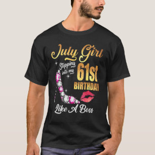 T-shirt Entrée En Mon 61E Anniversaire Comme Un Patron Pou