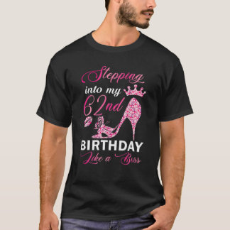 T-shirt Entrée En Mon 62E Anniversaire Comme Un Anniversai