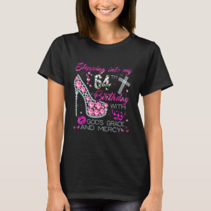 T-shirt Entrée En Mon 64E Anniversaire Avec Dieu S Grace &