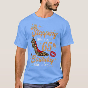 T-shirt Entrée En Mon 65E Anniversaire Comme Un Patron 65