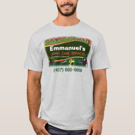 T-shirt Entrepôt de pelouse Aménagement de l'herbe Coupe T