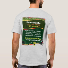T-shirt Entrepôt de pelouse Aménagement de l'herbe Coupe T