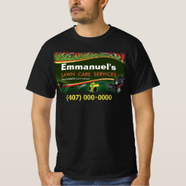 T-shirt Entrepôt de pelouse Aménagement de l'herbe Coupe T