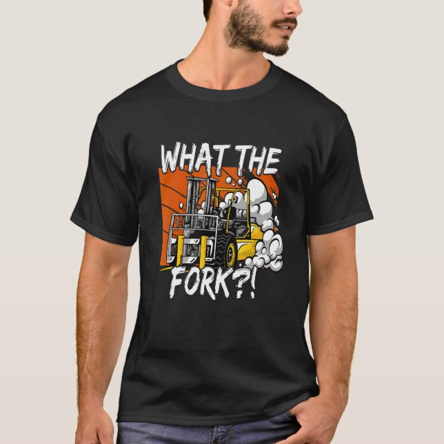 T-shirt Entrepôt opérateur chariot élévateur à fourche cer (Devant)