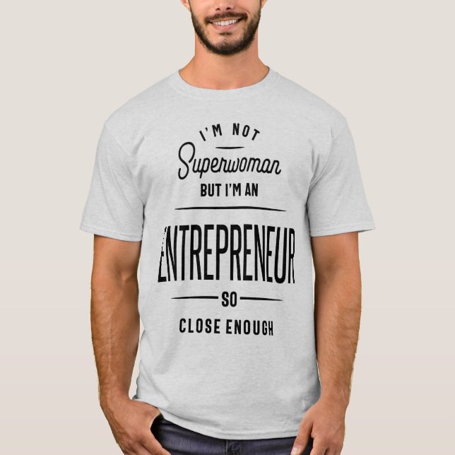 T-shirt Entrepreneur Profession Profession Profession Prof (Devant)