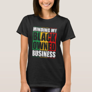 T-shirt Entrepreneur propriétaire d'entreprise noire qui v