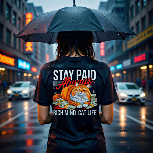 T-shirt Entrepreneuse Patronne Babe Cat – Restez Payée Esp