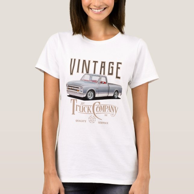 T-shirt entreprise de camions vintages (Devant)