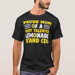 T-shirt Entreprise de jus de citron Maman fière d'un stand