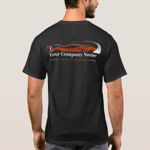 T-shirt Entreprise de lavage de voiture de détail automati