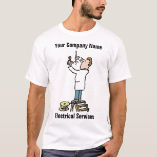 T-shirt Entreprise de services électriques Monteur de lumi