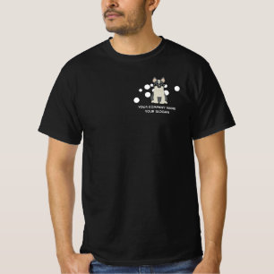 T-shirt Entreprise de Spa pour Chiens Avant Arrière Entrep