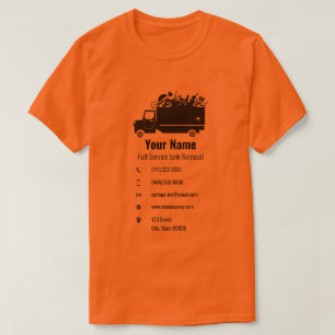 T-shirt Entreprise d'enlèvement de déchets de déchets de t