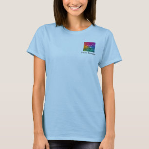 T-shirt Entreprise Votre logo Ici Employé Femmes