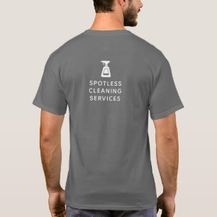 T-shirt Entreprises de nettoyage Spray Bouteille Gris